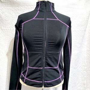Acyoga Women's Athletic Zip Up Jacket, Size Medium